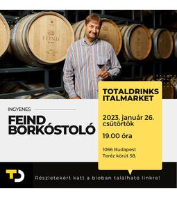 Január 26-án ezúttal Feind Zoltán tölti a boros poharadat!