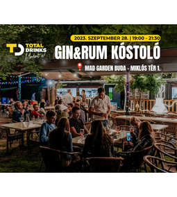 Exkluzív Gin&Rum kóstoló Mad Garden Budában!