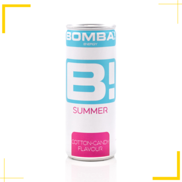 Bomba Summer Cotton Candy vattacukor ízű energiaital (0,25L)