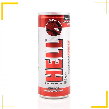 Hell Strong Red Grape piros szőlő ízű energiaital (0,25L)