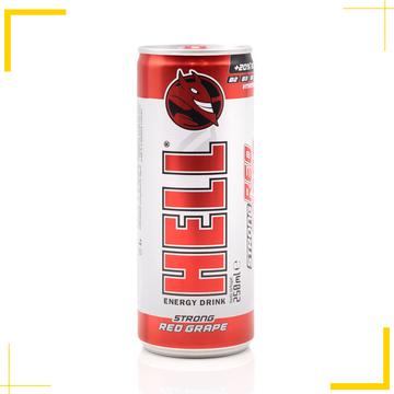 Hell Strong Red Grape piros szőlő ízű energiaital (0,25L)