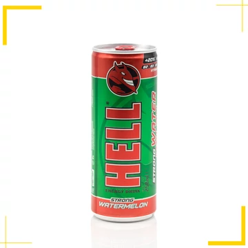 Hell Strong Watermelon görögdinnyés szénsavas energiaital (0,25L)