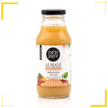 Dér Juice 100% almalé őszibarackkal (0,33L)