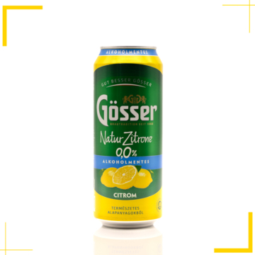 Gösser Natur Zitrone alkoholmentes sör (0.0% - 0,5L)