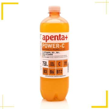 Apenta Power-C narancs-pomelo ásványvíz (0,75L)