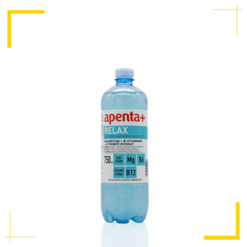Apenta+ Relax Feketeribizli-Vörösáfonya ízű ásványvíz (0,75L)