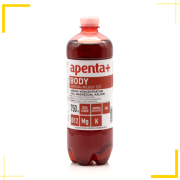 Apenta+ Body arónia-meggy ízű szénsavmentes üdítőital (0,75L)