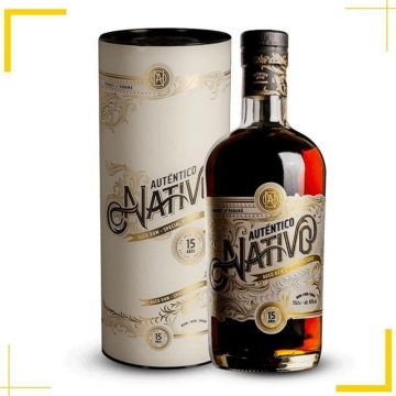 Auténtico Nativo 15 Years Old panamai prémium sötét rum díszdobozzal