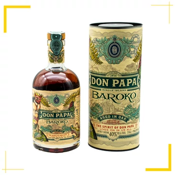 Don Papa Baroko Rum díszdobozban (40% - 0,7L)