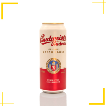 Budweiser Budvar Original cseh láger prémium világos sör (5% - 0,5L)
