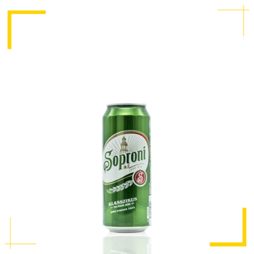 Soproni Klasszikus világos sör (4,5% - 0,5L)