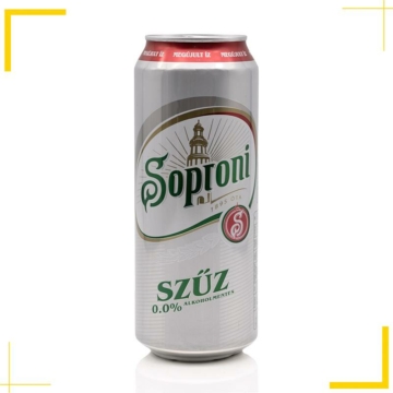 Soproni Szűz sör (0,0% - 0,5L)