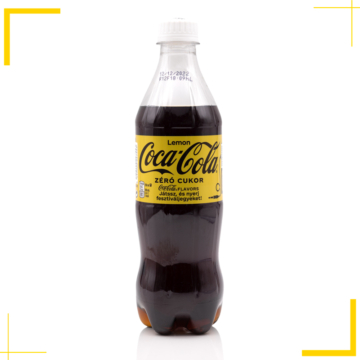 Coca Cola Zero Lemon cukormentes szénsavas üdítőital (0,5L)