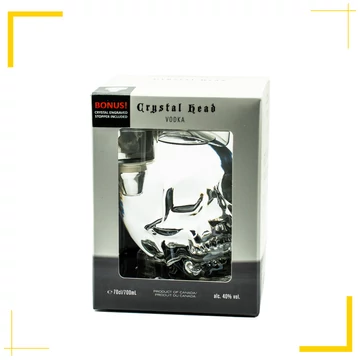 Crystal Head Vodka üvegdugóval ellátott díszdobozban (40% - 0,7L)