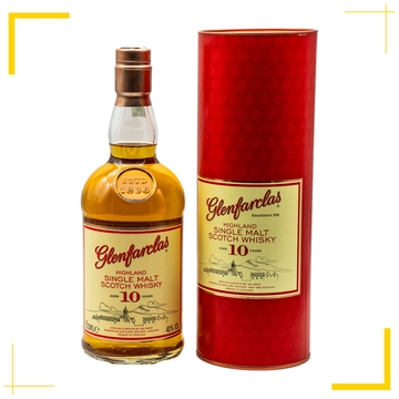 Glenfarclas 10 Years Old Whisky díszdobozban (40% - 0,7L)