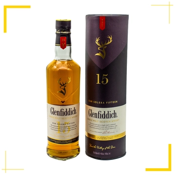 Glenfiddich 15 Years Old Whisky díszdobozban (40% - 0,7L)