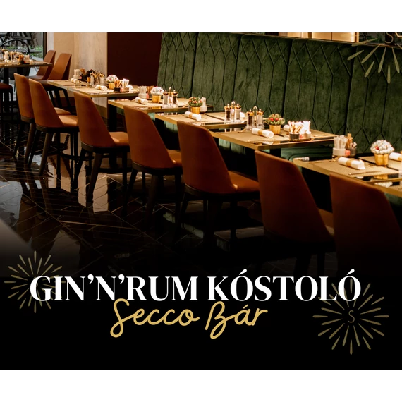 Gin és rumkóstoló est a Secco Bárban