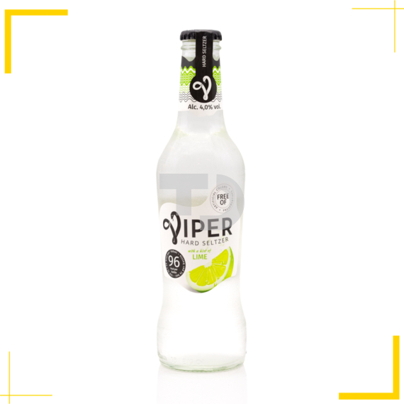 Viper Hard Seltzer Lime ízű szénsavas alkoholos ital üveges (4% - 0,33L)