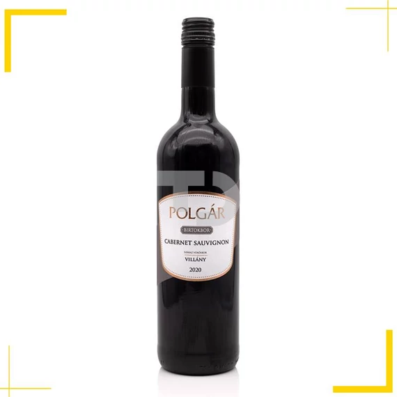 Polgár Pincészet Birtokbor Cabernet Sauvignon 2020 vörös villányi bor