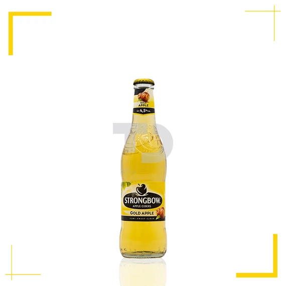 Strongbow Gold Apple alma ízű cider ital (4,5% - 0,33L)