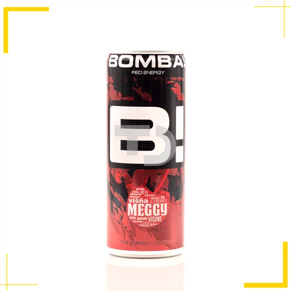 Bomba meggy ízű dobozos energiaital (0,25L)
