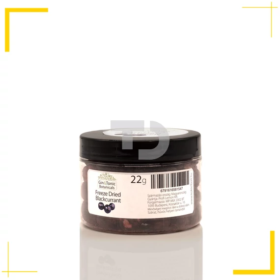 Gin Tonic Botanicals liofilizált Feketeribizli Normal (22g)