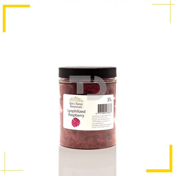 Gin Tonic Botanicals liofilizált egész Málna Közepes (35g)