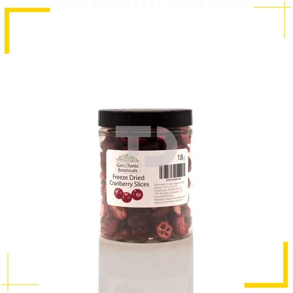 Gin Tonic Botanicals liofilizált szeletelt Vörösáfonya (18g)