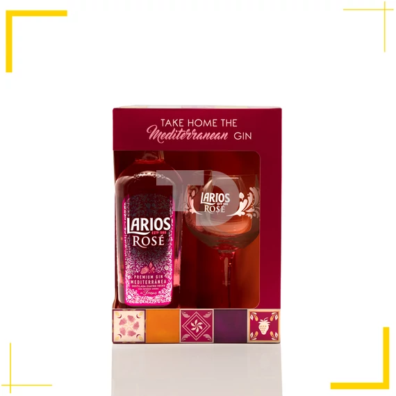 Larios Rose Gin + Pohár (37,5% - 0,7L)
