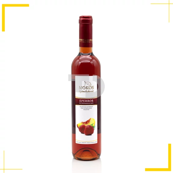 Mokos Prémium Eperbor és Őszibarackbor cuvée édes gyümölcsbor (10,5% - 0,5L)