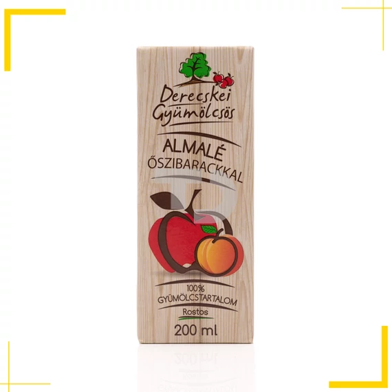 Dér Juice 100% almalé őszibarackkal (0,2L)