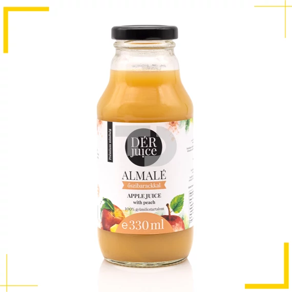 Dér Juice 100% almalé őszibarackkal (0,33L)
