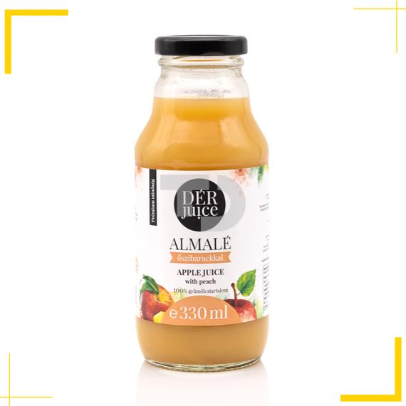 Dér Juice 100% almalé őszibarackkal (0,33L)