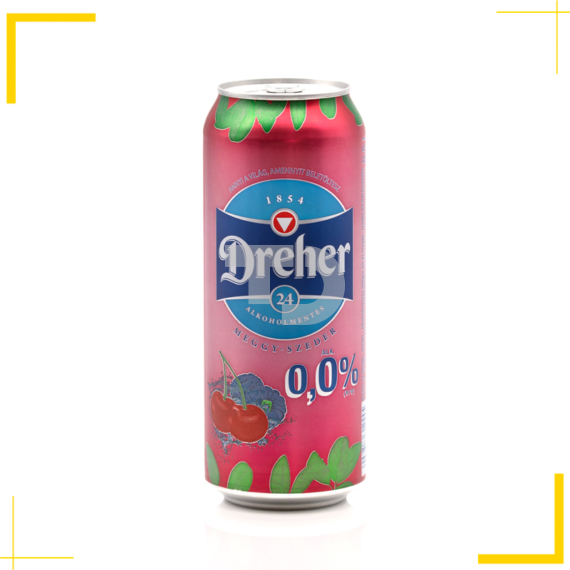 Dreher 24 meggy-szeder ízű ital és alkoholmentes világos sör keveréke (0% - 0,5L)