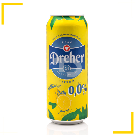 Dreher 24 alkoholmentes világos sör és citrom ízű ital keveréke (0% - 0,5L)