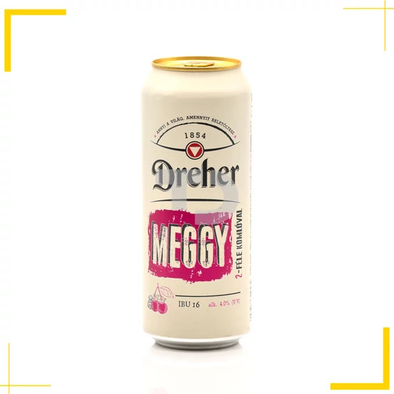 Dreher Meggy ízű világos sör (4% - 0,5L)
