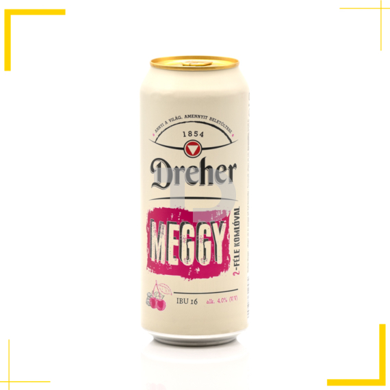 Dreher Meggy ízű világos sör (4% - 0,5L)