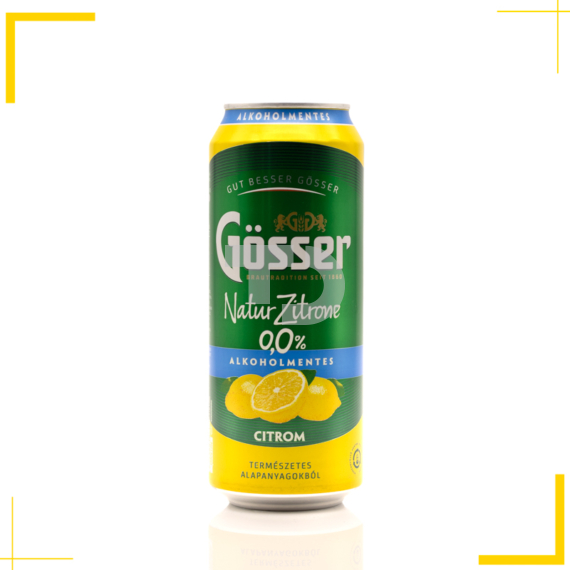 Gösser Natur Zitrone alkoholmentes sör (0.0% - 0,5L)