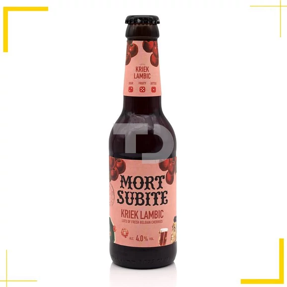 Mort Subite Kriek Lambic gyümölcsös sör (4,0% - 0,25L)