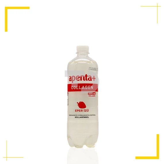 Apenta+ Collagen Eper ízű szénsavmentes ásványvíz (0,75L)
