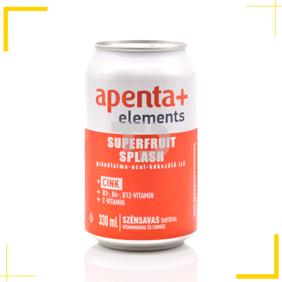 Apenta+ Superfruit Splash gránátalma-kékszőlő (0,33L)