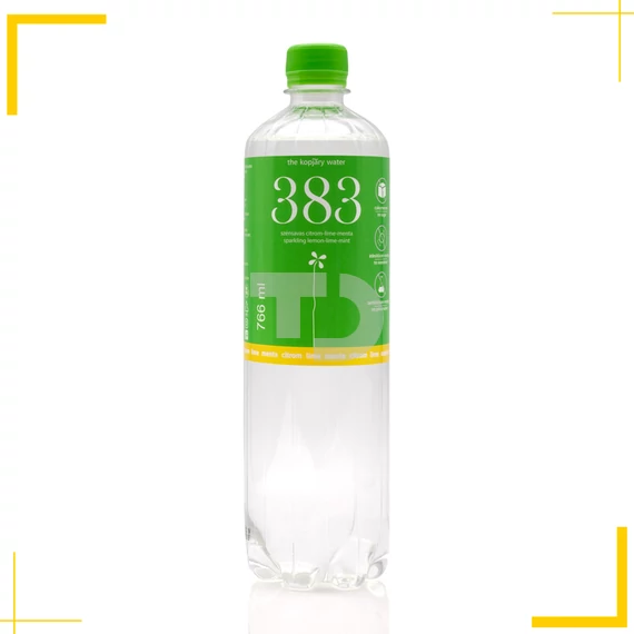 Kopjary 383 citrom-lime-menta ízű szénsavas ízesített ásványvíz (766ml)