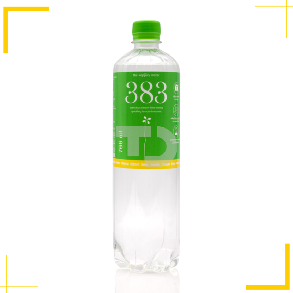Kopjary 383 citrom-lime-menta ízű szénsavas ízesített ásványvíz (766ml)