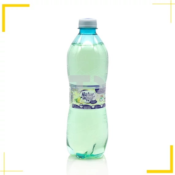 NaturAqua Emotion körte és citromfű ízű ízesített szénsavas ásványvíz (0,5L)
