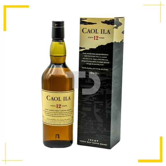 Caol Ila 12 Years Whisky díszdobozban (43% - 0,7L)