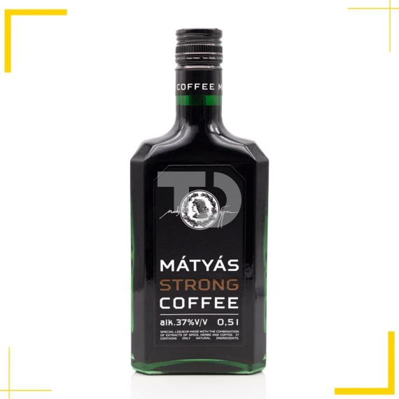 Mátyás Strong Coffee keserű likőr (37% - 0,5L)