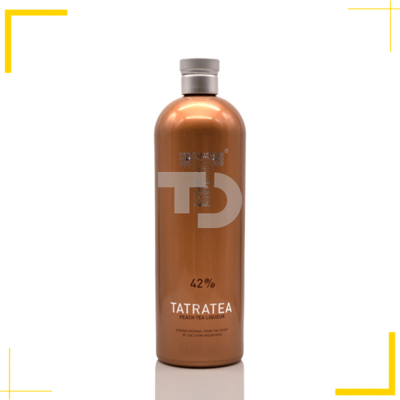 Tatratea Őszibarack-Fehér Tea Likőr (42% - 0,7L)
