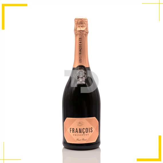 Francois President Rosé Brut minőségi pezsgő (12% - 0,75L)