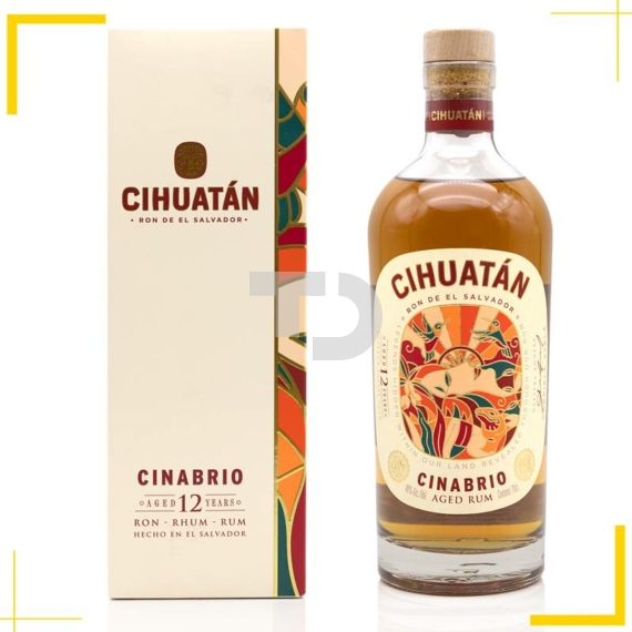 Cihuatán Cinabrio 12 years rum (40% - 0,7L)