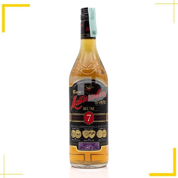 Ron Matusalem Solera 7 érlelt arany színű kubai rum (40% - 0.7L)